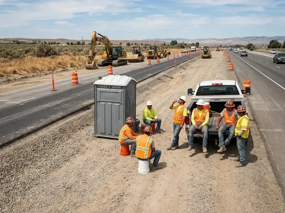 highway-road-construction-crew-007 — frequently asked questions, Porta Potty and Restroom Rentals in Lomira, WI